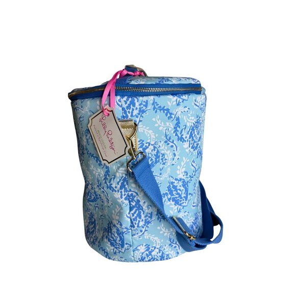 Lilly Pulitzer Kaleidoscope Coral Beach Cooler in Turtley Awesome NWT - Picture 4 of 4